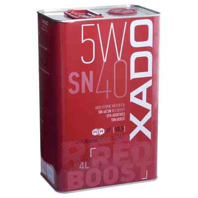 Моторна олива Xado Atomic Oil 5W-40 SN RED BOOST 4л (ХА 26269) Вінниця