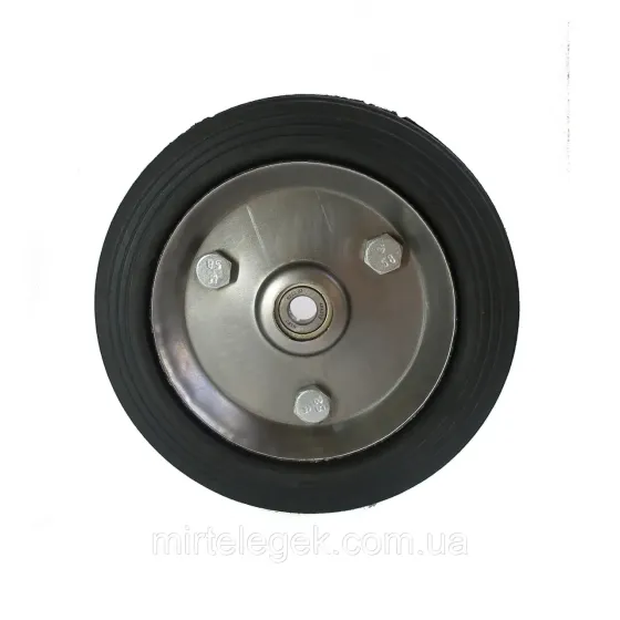 Колесо для візка  кравчучки металеве діаметр 120 мм внутрішній діаметр 10 мм Харків