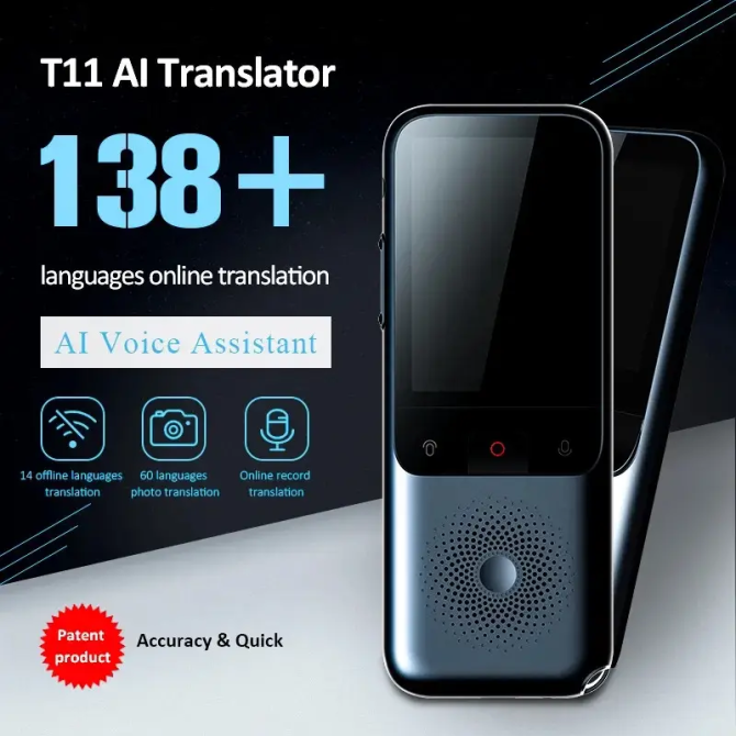 Электронный голосовой переводчик Leory T11 Wi-Fi (138 языков) без интернета 1500мАч Винница - изображение 11