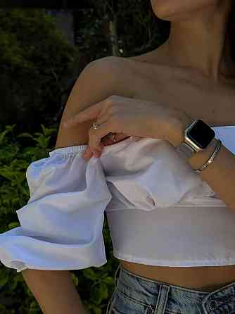 Жіночий романтичний топ у базовому кольорі з котону Одеса