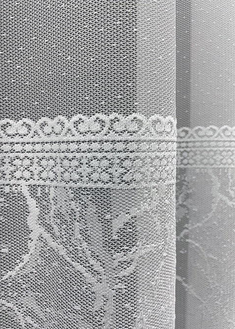 Тюль VR-Textil 1427т Greta Жаккард Белый 350х270 см (42-0423) Киев - изображение 6