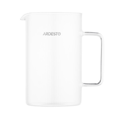 Френч-прес Ardesto Midori, 800мл, боросилікатне скло, бамбук, прозорий (AR1009WL) Вінниця - фото 4
