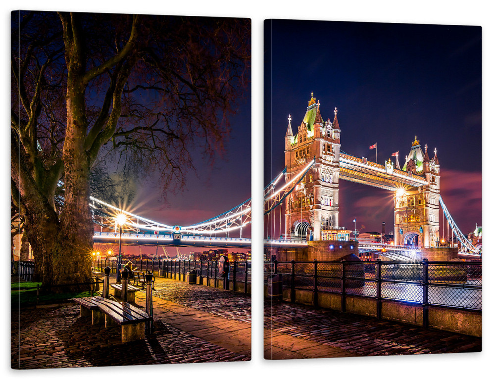 Модульная картина в гостиную / спальню   Тауерський міст TLV-2_114 90x132 см Київ - фото 1