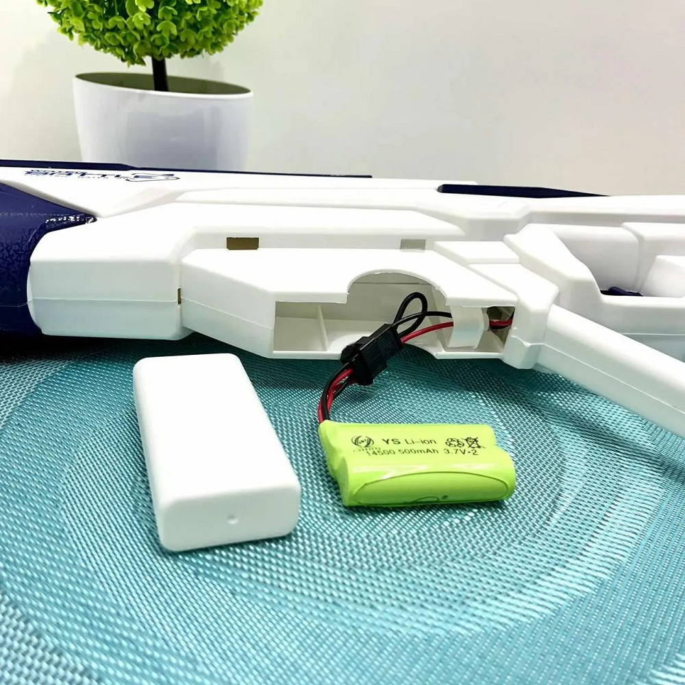 Автомат водний на акумуляторі вбудована ємність для води Біло-синій (CY 005) Чернігів - фото 4