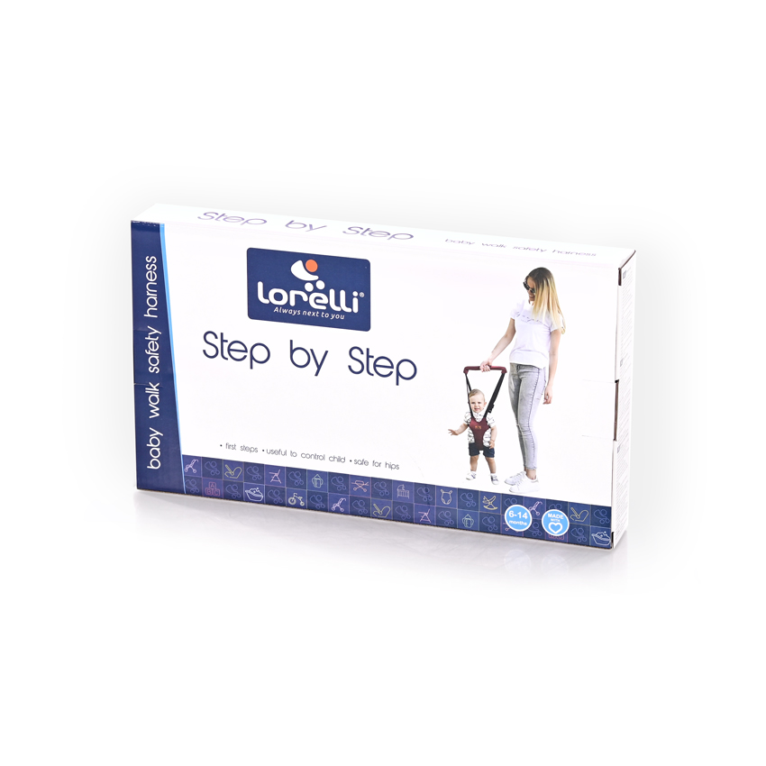 Детские вожжи - ходунки для первых шагов с ручкой Step by Step Lorelli Серый Кривой Рог - изображение 2