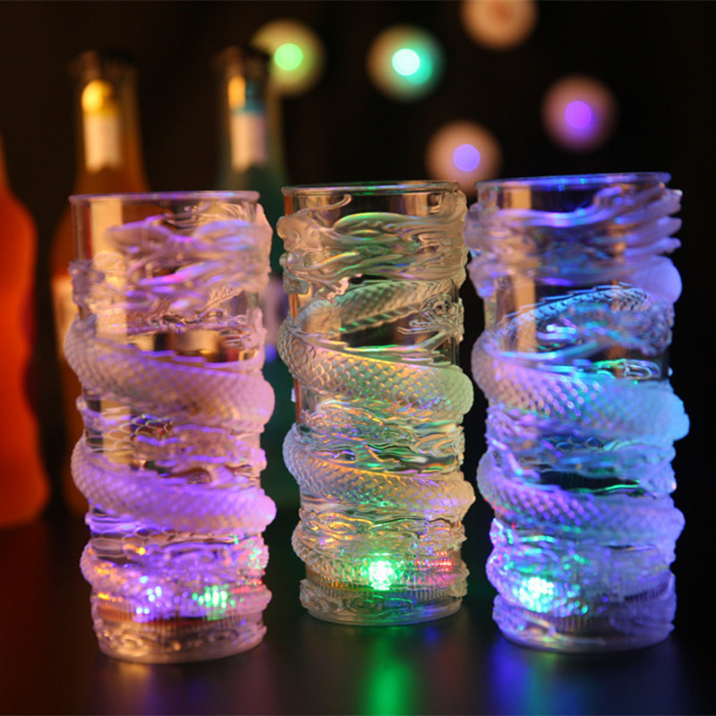 Светящиеся Led стаканы бокалы Luminous Cup стакан Дракон с подсветкой Кременчуг - изображение 1