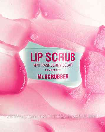 Cкраб для губ Lip Scrub Mint Raspberry eclair із ароматом м’ятно-малинового еклера Mr.SCRUBBER 35 г Чернівці