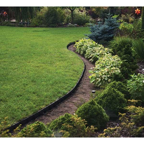 Бордюр газонний 38мм х 10м з комплектом кілків, EASY BORDER графіт, OBEB3810SET Київ - фото 4