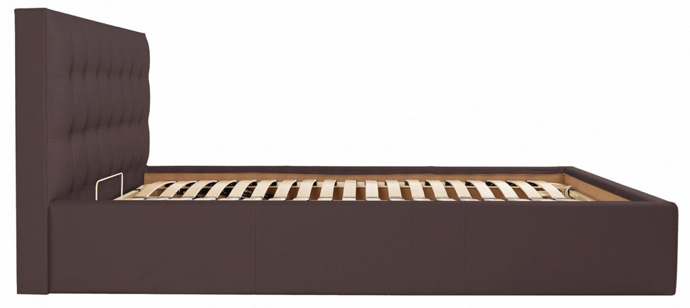 Ліжко Chester VIP 120 х 200 см Fly 2231 З додатковою металевою цільнозварною рамою Темно-коричневий Київ - фото 11