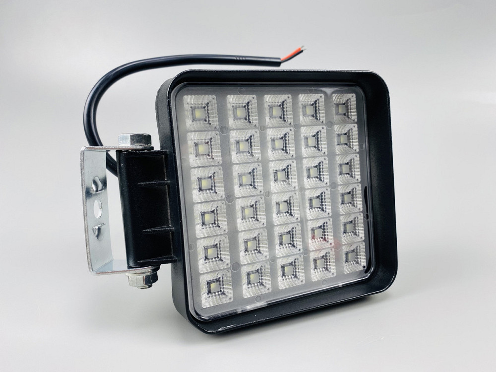 Світлодіодна робоча фара для позашляховика квадратна фари дальнього світла 6000K 90W з вимикачем на корпусі Мукачево - фото 5