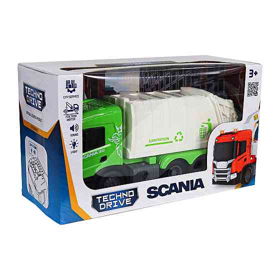 Автомодель серії Big Truck – Сміттєвоз Scania (світло, звук) Днепр