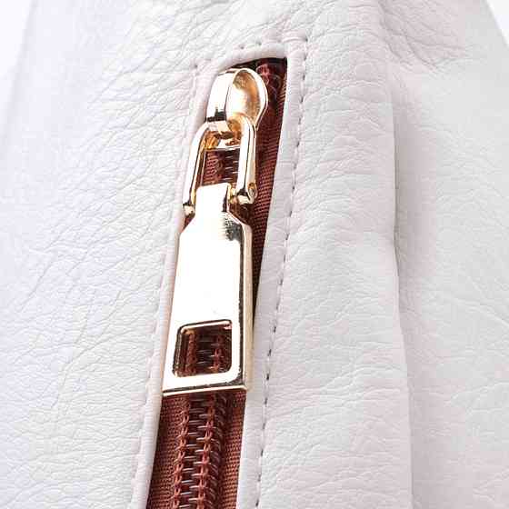 Женская сумка через плечо с отверстием для наушников из экокожи Vintage 22785 Белый Киев