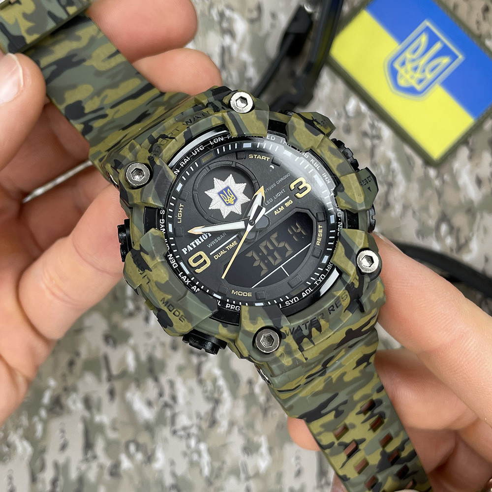Patriot 001CMGRPO Поліція Зелений камуфляж + Коробка. SBR Київ - фото 2