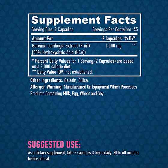 Гарцинія Камбоджійська Haya Labs Garcinia Cambogia 500 mg 90 caps Луцьк