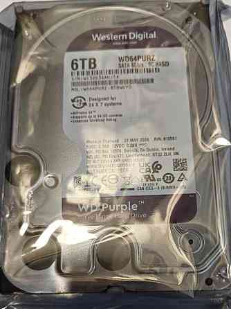 Жорсткий диск Western Digital Purple 6Tb (WD64PURZ) Київ