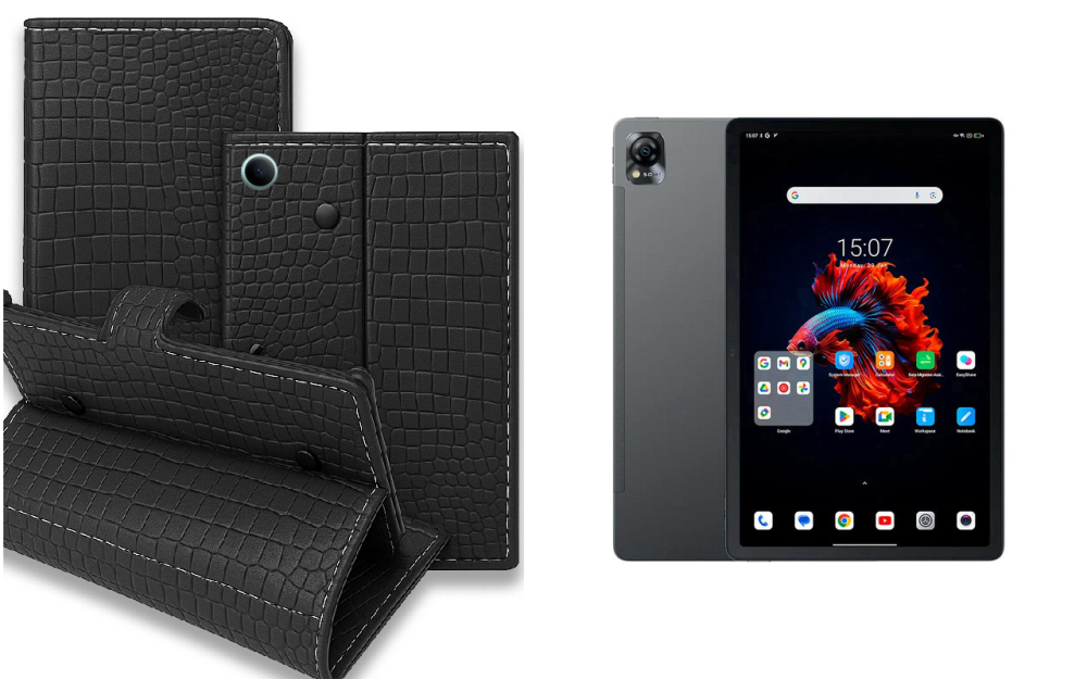 Книжка-трансформер для планшета Blackview Mega 1, колір Black Krokodil Black Київ - фото 1