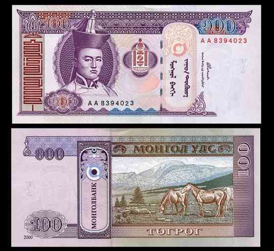 Монголія / Mongolia 100 Togrik 2000 Pick 65a UNC Полтава