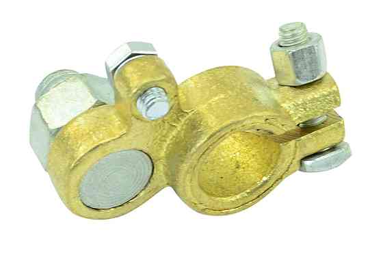 Клемма латунь (под болт 12 мм) минус АКБ Мукачево