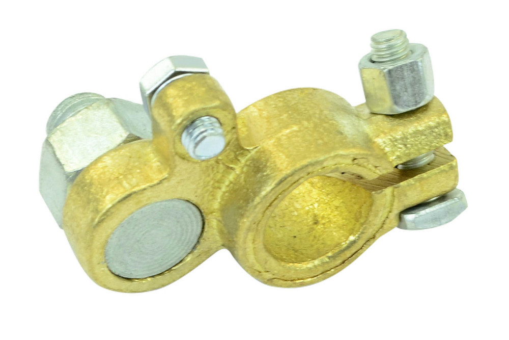 Клемма латунь (под болт 12 мм) минус АКБ Мукачево - изображение 1