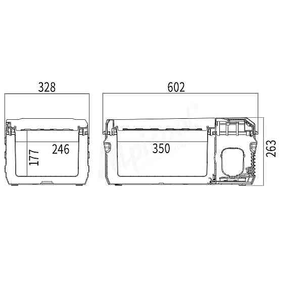 Автохолодильник компрессорный  Alpicool NL15  -20 ℃. 12, 24, 220 в Киев