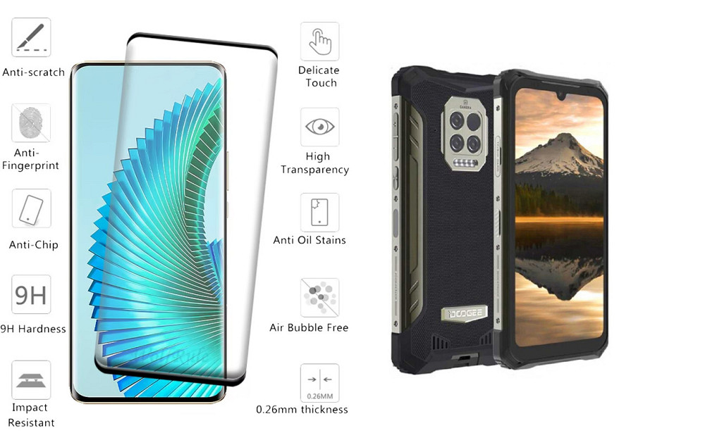 Захисне скло HyperGlass Pro для Doogee S86, S86 pro – максимальна чутливість та захист Київ - фото 2
