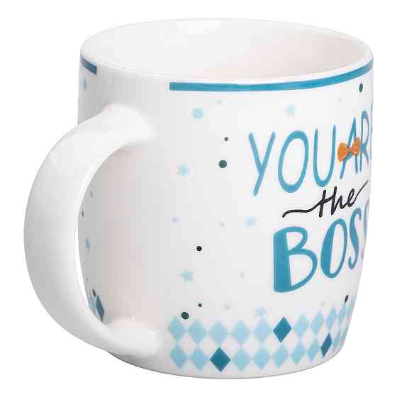 Liling Rongxiang Ceramic Чашка порцелянова BOSS 450 (мл) для чаю та кави RX-N240278YBOSS Коломыя