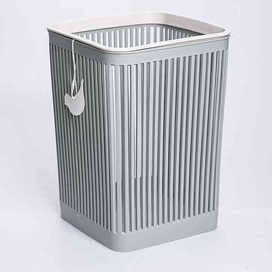 Зелена корзина для сміття в офіс 8 л 22×22×30 см Київ