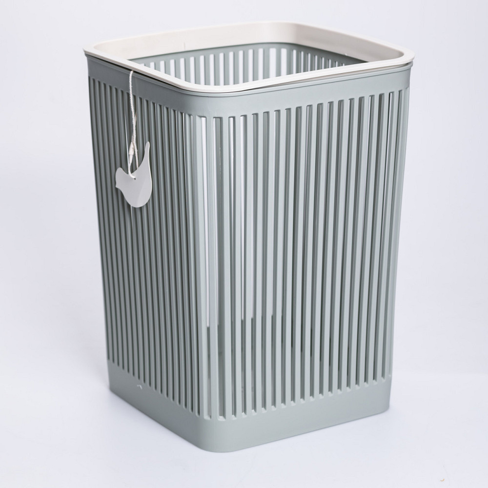 Зелена корзина для сміття в офіс 8 л 22×22×30 см Київ - фото 2