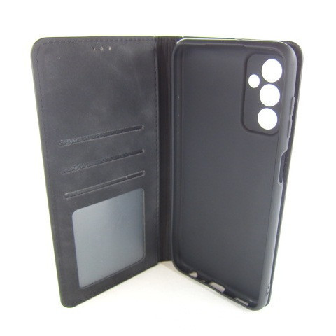 Чехол книжка Samsung M23 M235 M236 кожаный (черный) Одесса - изображение 4