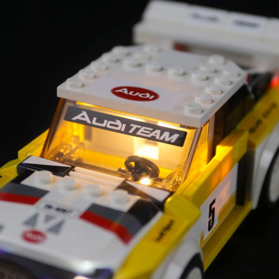 LED-підсвічування Lightailing для LEGO Speed Champions Audi Sport Quattro S1 (76897), світлодіодний набір Київ