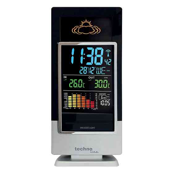 Метеостанция Technoline WS6502 Black/Silver (WS6502) Вінниця