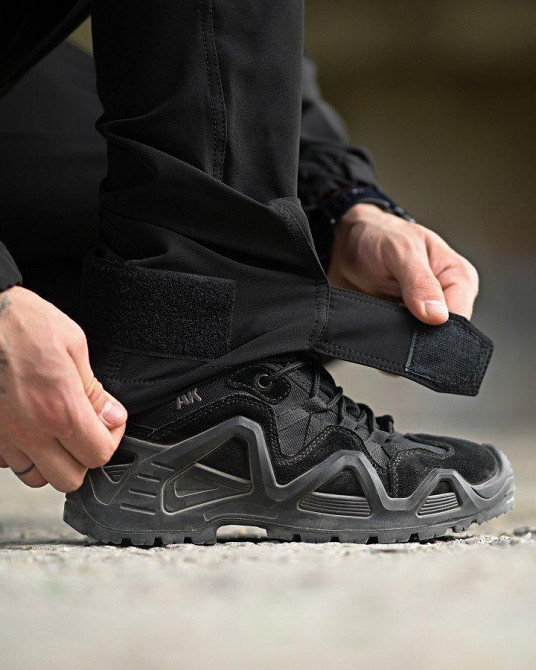 Эластичная тактический костюм agony черный НП4880 Одесса - изображение 9