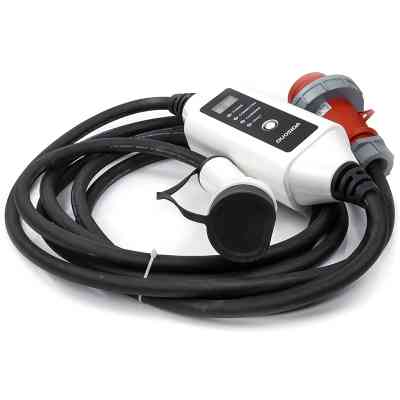 Зарядний пристрій для електромобіля Duosida Type 2 - CEE, 32A, 22кВт, 3-фазное, 5 м (EV200320) Вінниця