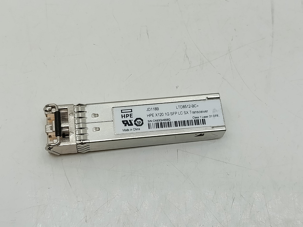 Оптичний трансивер HPE X120 1G SFP LC SX Transceiver (P/N: JD118B) 1 шт (товар вживаний) Луцк - изображение 1