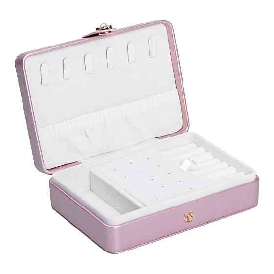 Шкатулка для прикрас з еко-шкіри 16×11 см Київ