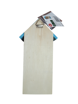 Деревяный домик для насекомых, пчел, и муравьев 20х12,2х12,2 см с подвесным креплением Германия голубой Киев