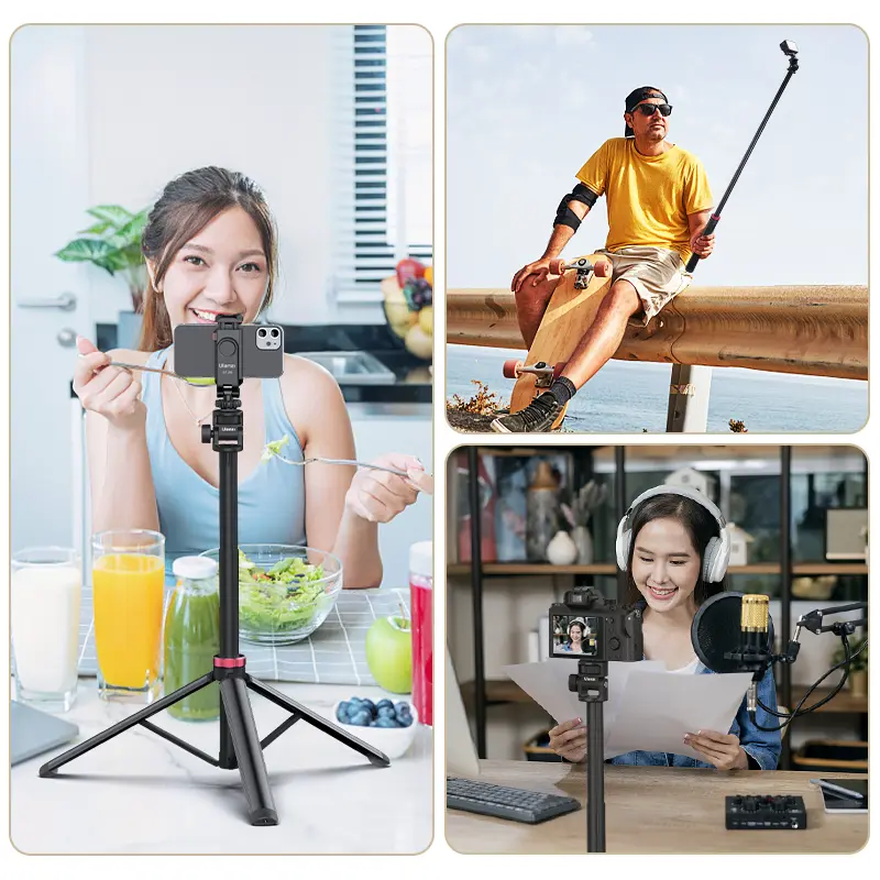 Штатив Ulanzi MT-79 Portable Adjustable Light Stand Tripod (6.5')  (UV-T075GBB1  MT-79) Київ - фото 8