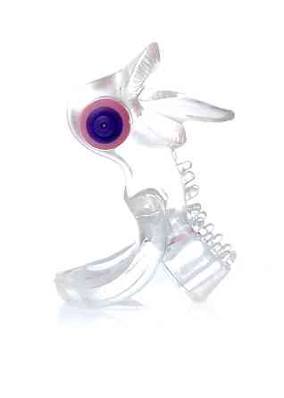 Эрекционное кольцо - Tongue Vibro CockRing Clear Sex Aura Киев