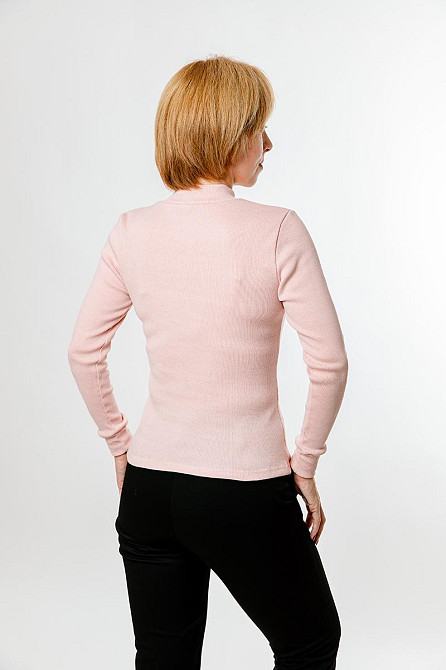 Водолазка жіноча, попелясто-рожева, топ Крохатушка одяг Київ - фото 2