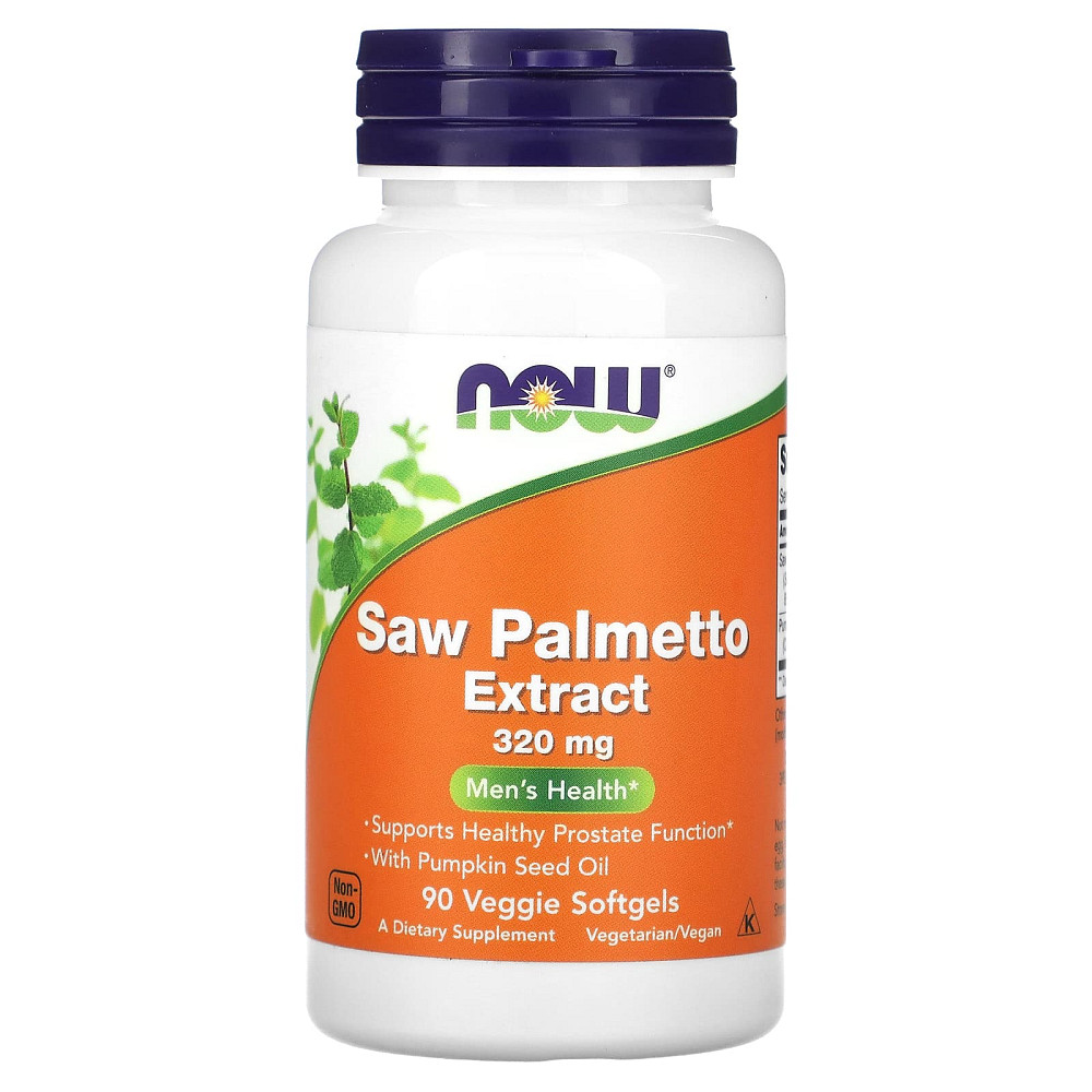 Со Пальметто экстракт (Saw Palmetto Extract) 320 мг 90 капсул Київ - фото 1
