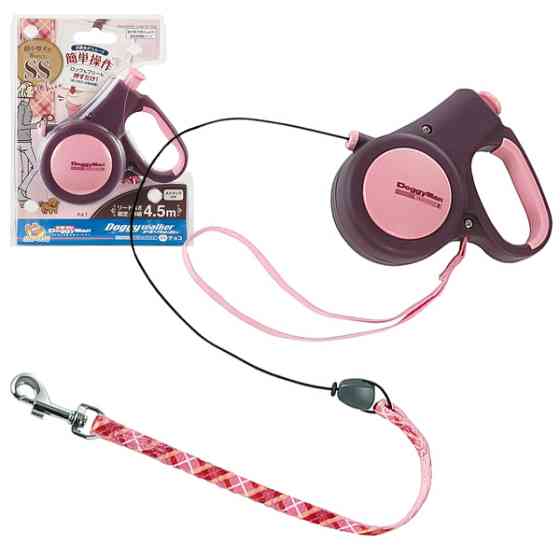 DoggyMan Retractable Lead Trad Style SS ДОГГИМЕН ДОГГИ ВОЛКЕР поводок рулетка для собак до 8кг, трос 4.5м Киев