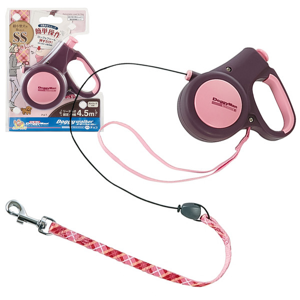 DoggyMan Retractable Lead Trad Style SS ДОГГИМЕН ДОГГИ ВОЛКЕР поводок рулетка для собак до 8кг, трос 4.5м Киев - изображение 1