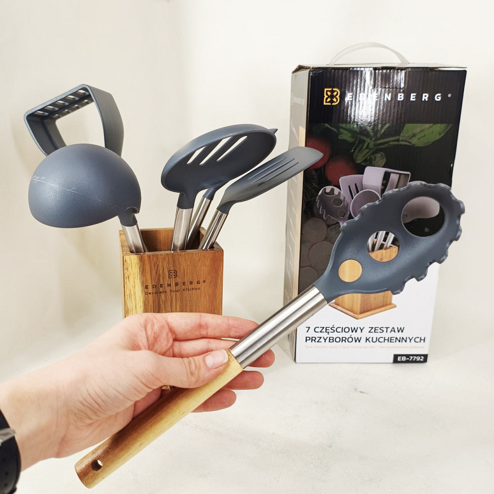 Набор кухонных предметов из силикона, Поварские принадлежности, Набор кухонной утвари силикон HP-61 Львов - изображение 2