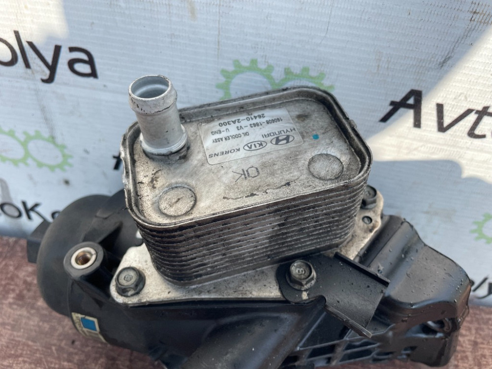 Корпус масляного фільтра з радіатором Hyundai Tucson 1.7 crdi 2015-2019 (26400-2A615) Ковель - изображение 1