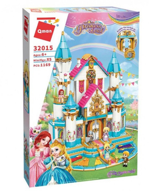 Конструктор Qman Princess Leah бал у квітковому замку 1169 деталей (32015) Чернігів - фото 4