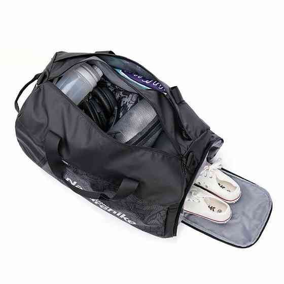 Сумка спортивна Naturehike NH19SN002, Розмір L, чорний Київ