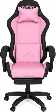 Кресло геймерское DIEGO Fabric X Pink Киев