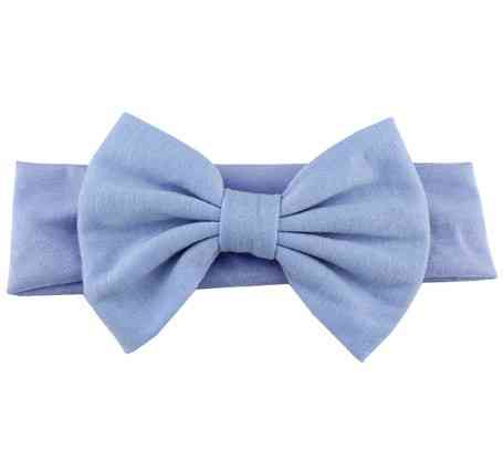 Пов'язка на голову дитяча широка one size блакитний Київ