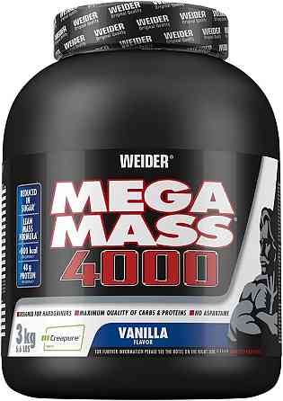 Гейнер Weider Mega Mass 4000 3,0 kg (Vanille) Луцьк