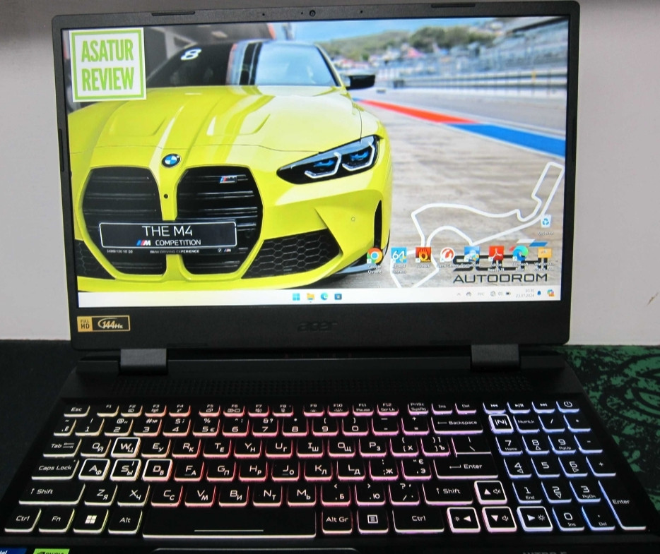 Ноутбук ACER Nitro 5/ Intel Core i5 - 12450H / 4.40/ Nvidia RTX 3050 / 17.3